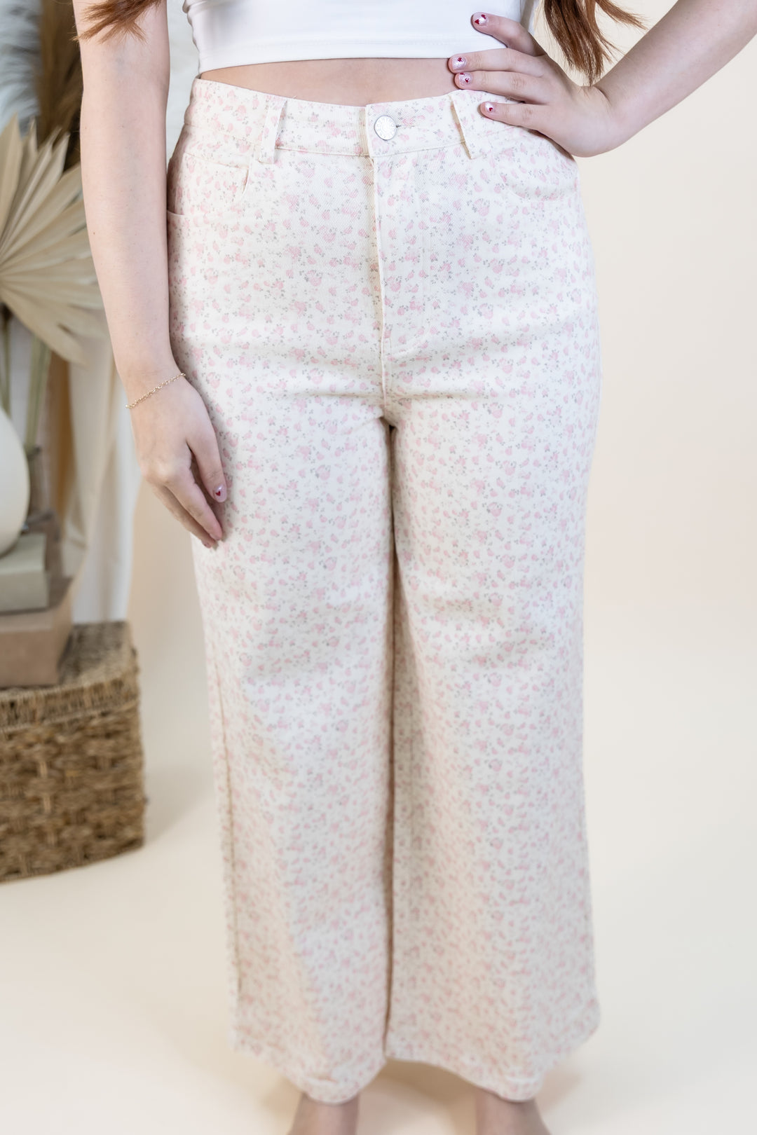 "Subtle Meadows" Pants (Pink)