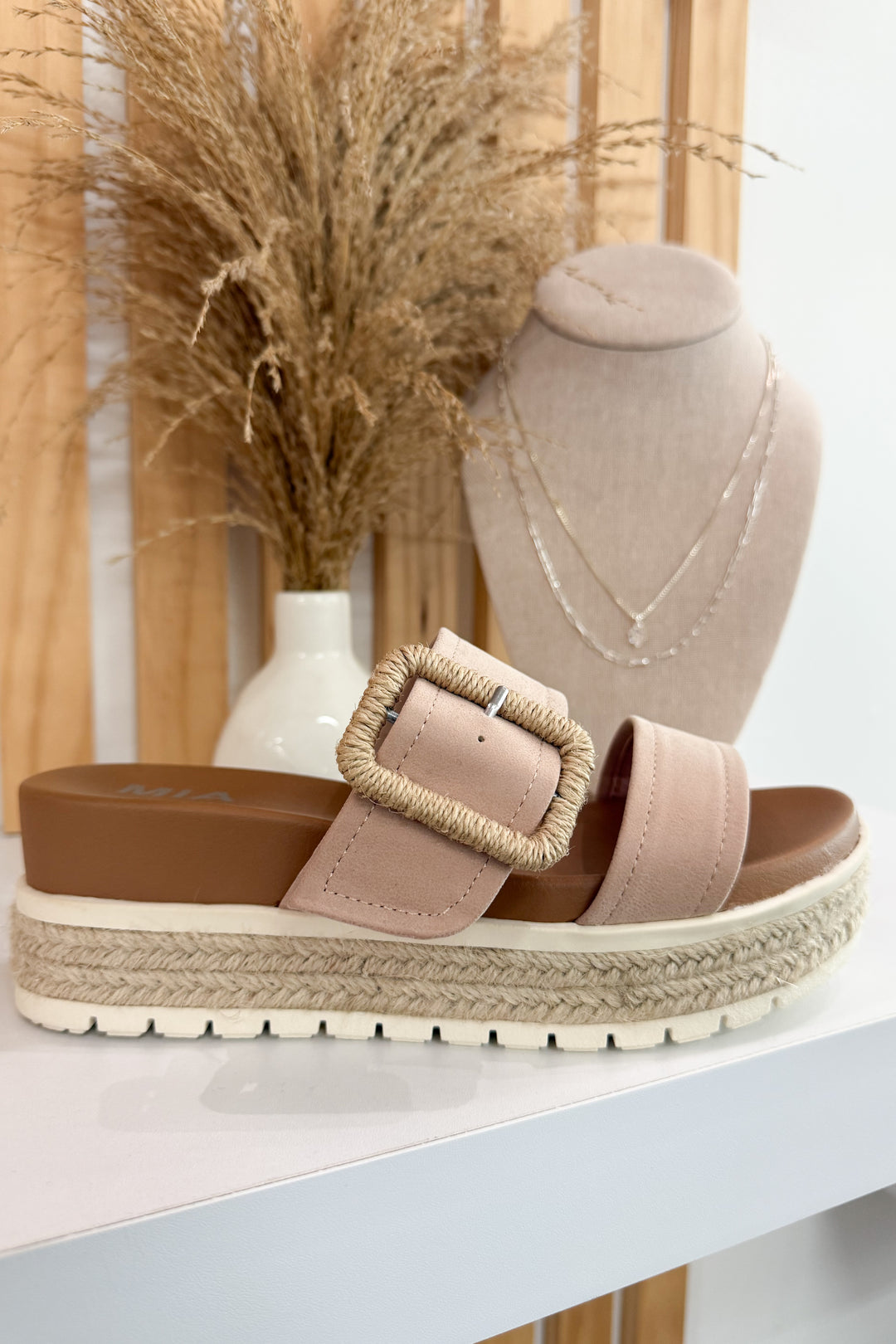 Mia Kenzy Sandals (Blush)
