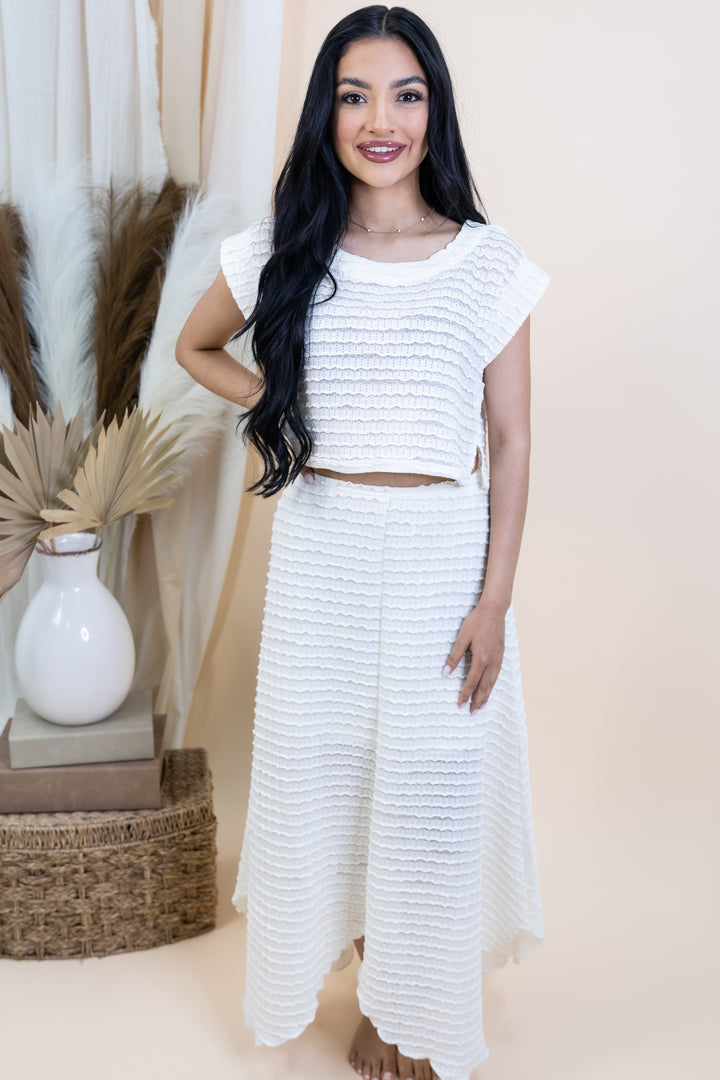 "Whispered Ruffle" Set (Ivory)