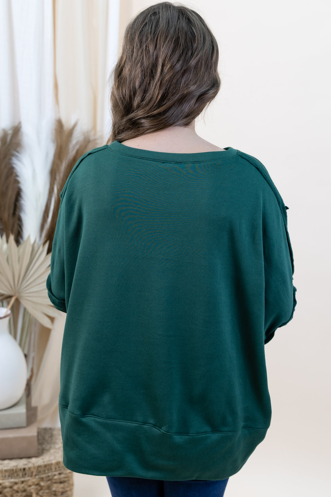 "Hollyday Cheer" Sweatshirt (Green/Red Plaid)