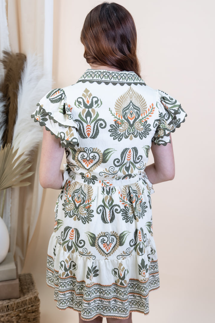"Olive Grove" Dress (Olive)