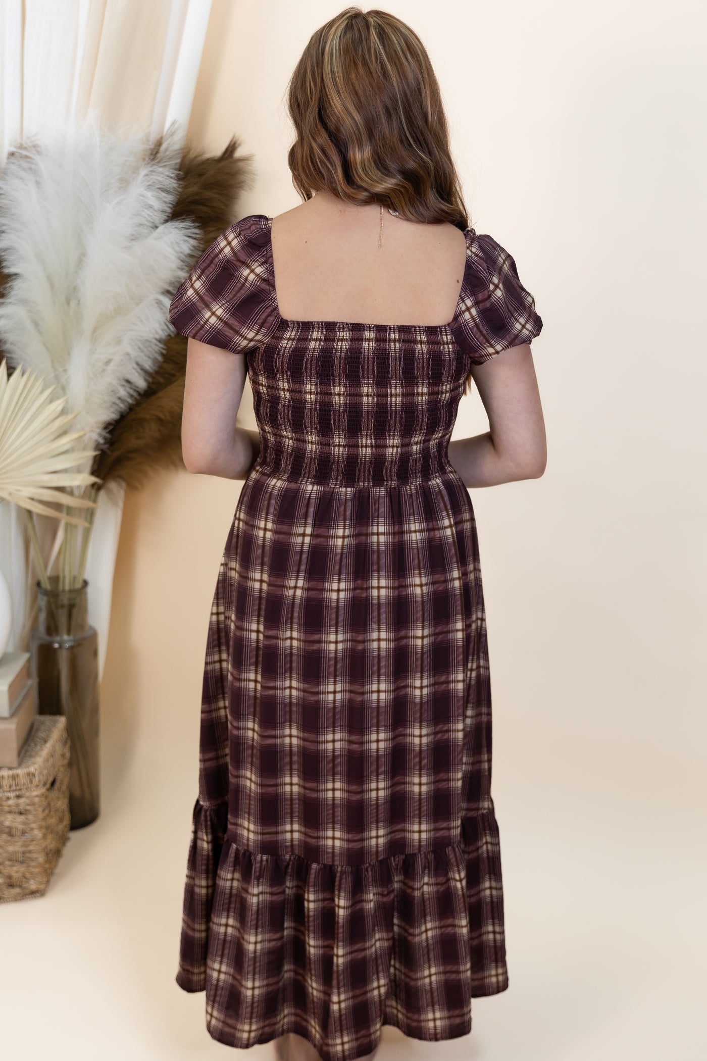 "Take My Breath Away" Dress (Burgundy Multi)