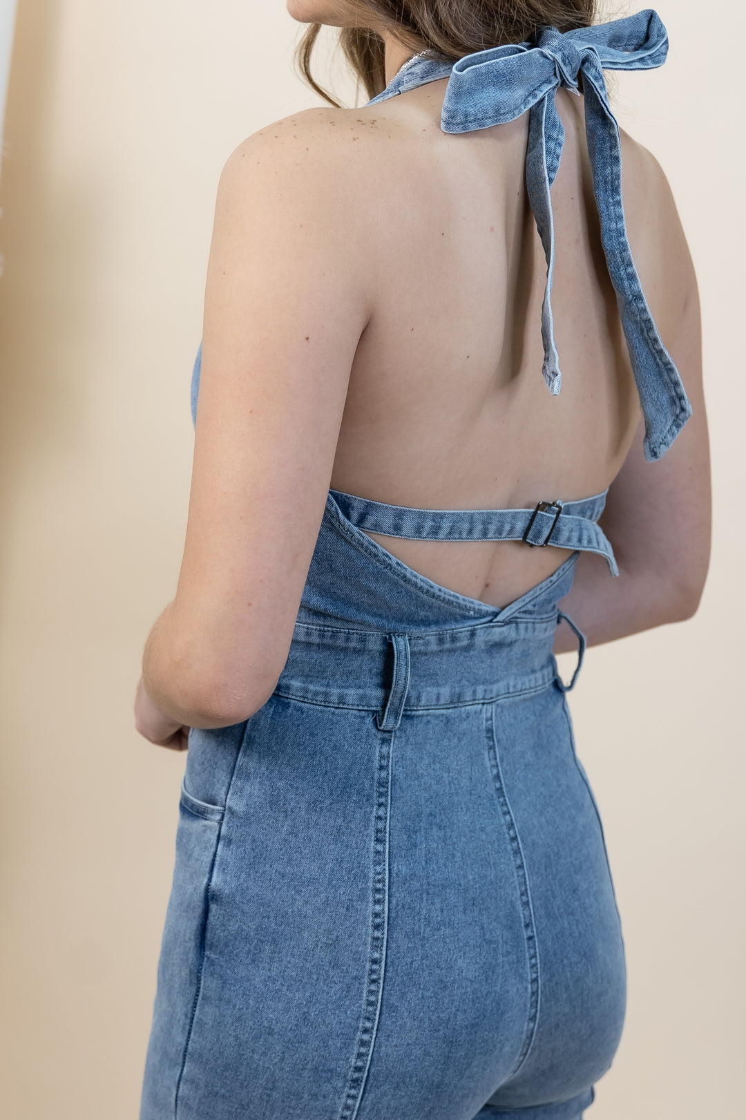 "Denim Diva" Jumpsuit (Light Wash)