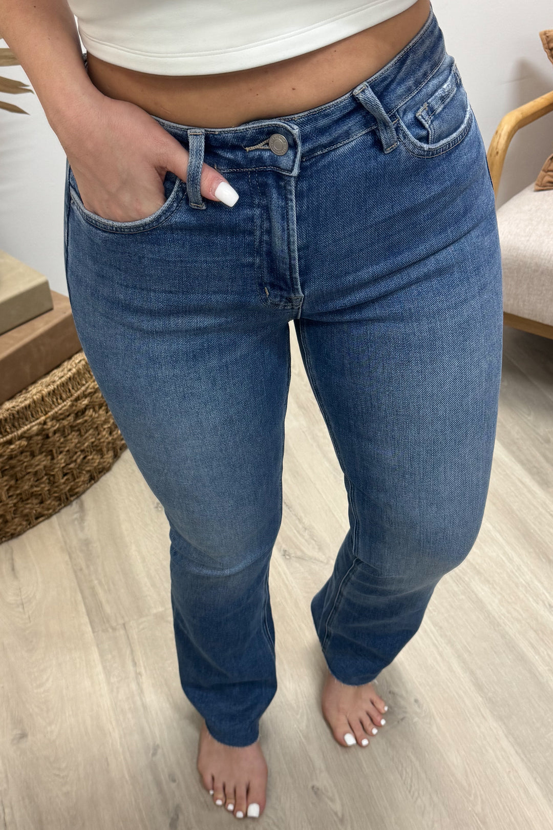 Averi Bootcut Jeans (Tummy Control)