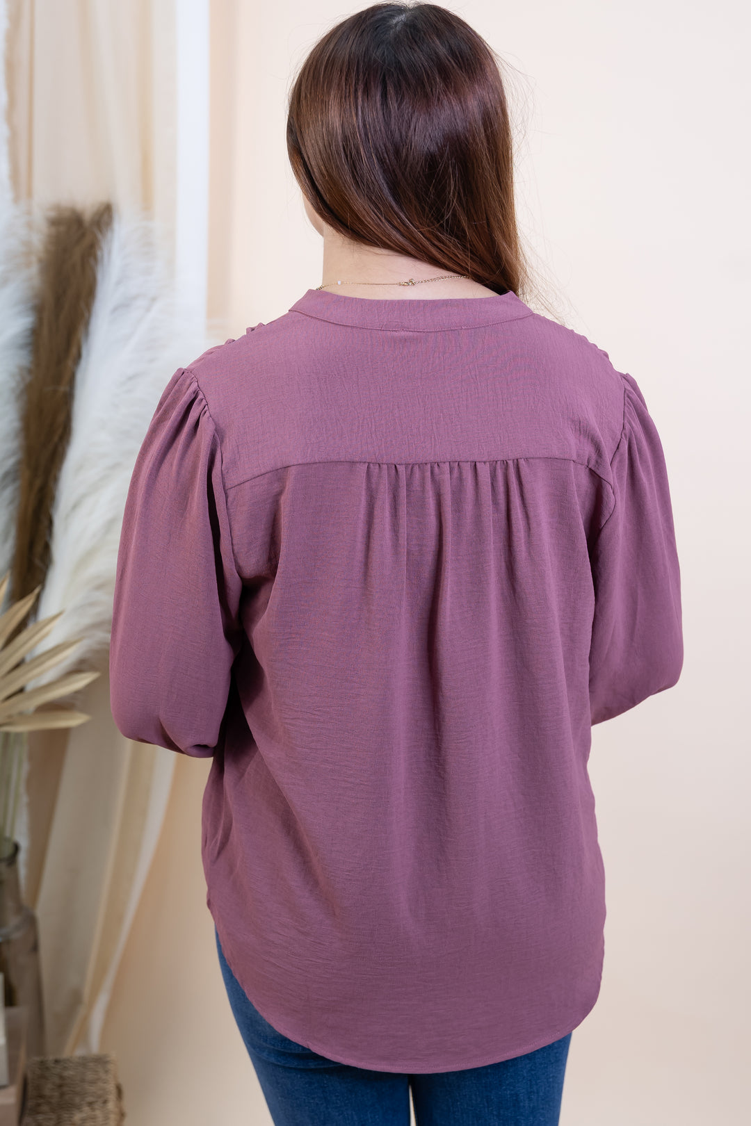 "Easy Like Sunday" Top (Dusty Mauve)