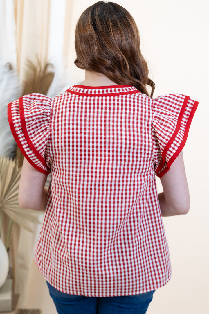 "County Cutie" Top (Red)