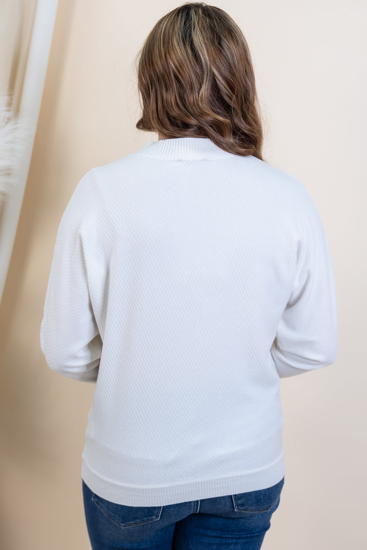 "Oh So Cozy" Sweater (Off White)