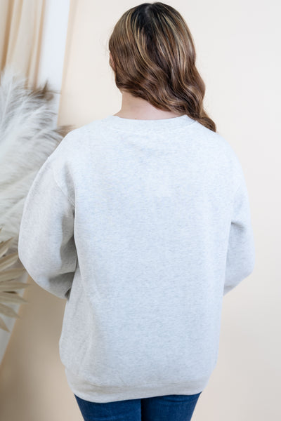 "Merry Every Thing" Sweatshirt (Heather Grey)