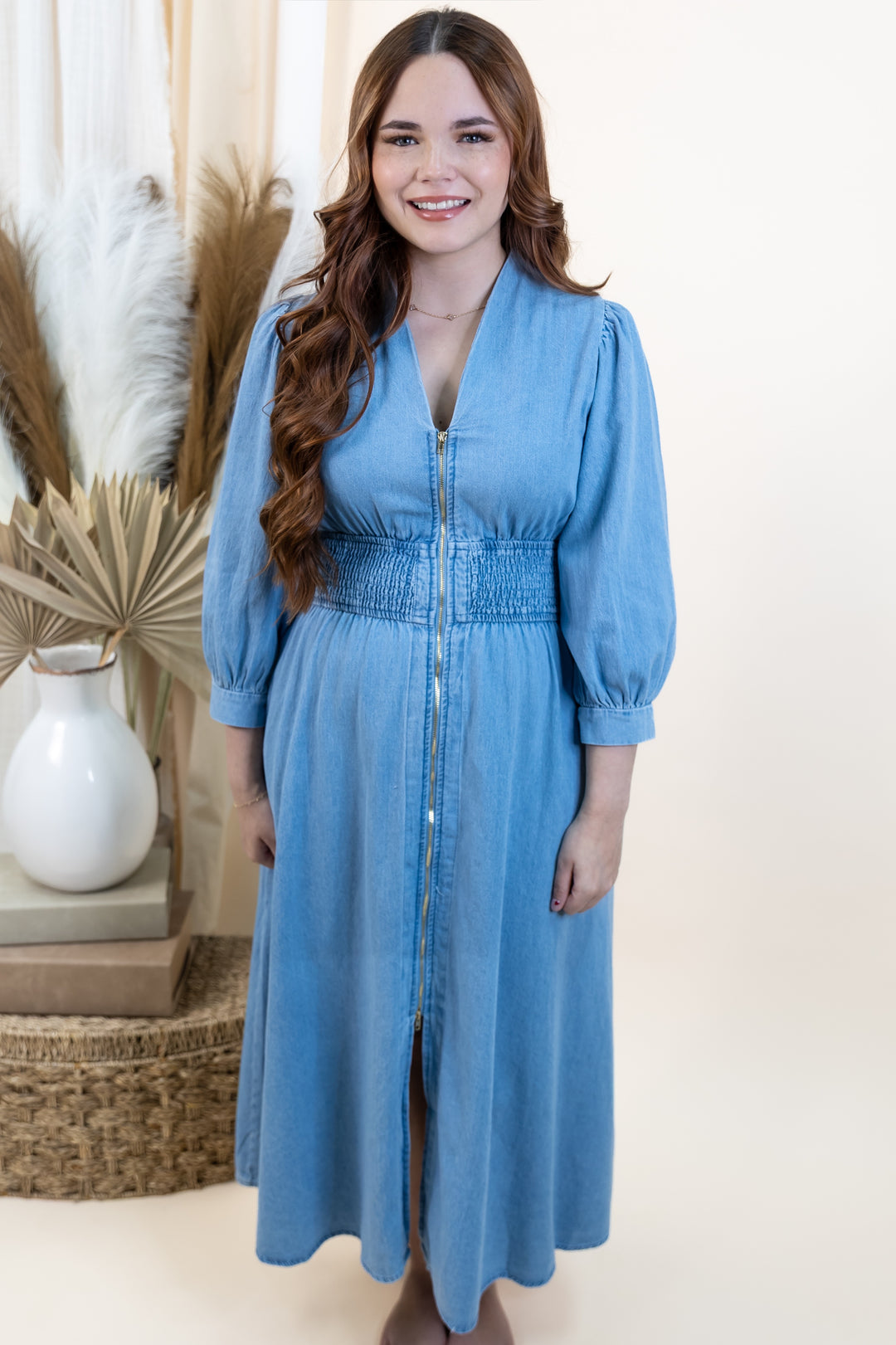 "Out On The Town" Dress (Light Blue)