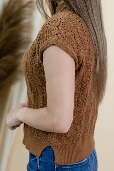 "Easy To Admire" Top (Cinnamon)