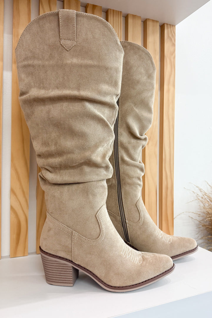 Whitney Tall Boots (Sand)
