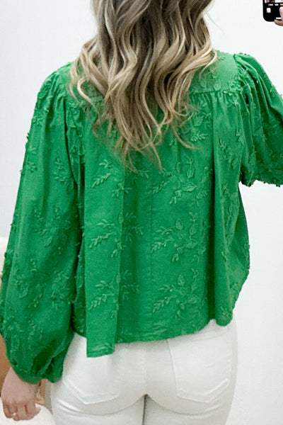 "Breaking The Silence" Button Up (Green)