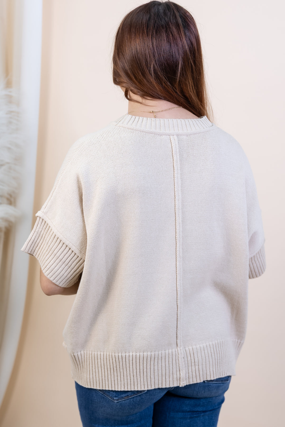 "Timeless Comfort" Sweater (Light Taupe)