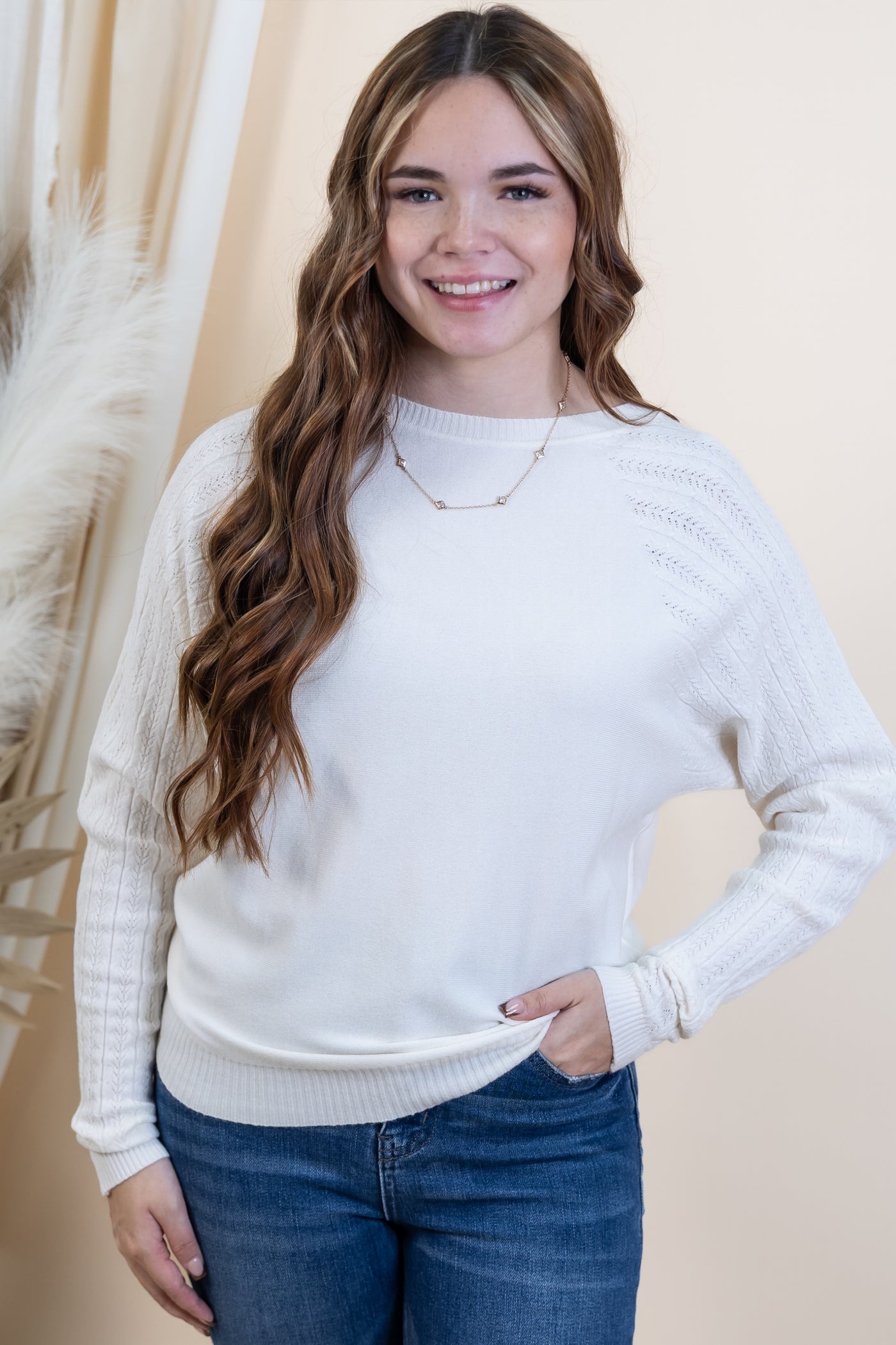 "Cozy Agenda" Sweater (French Vanilla)