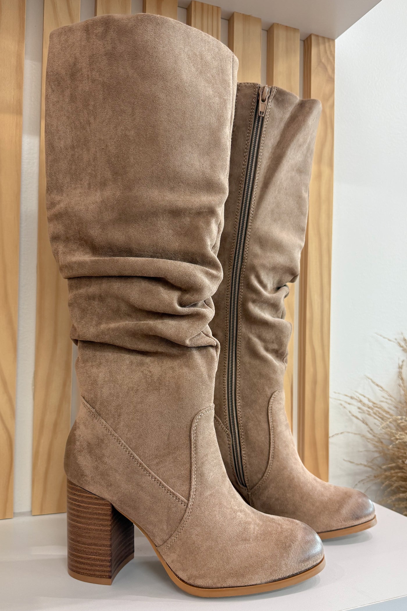 Fallon Boots (Taupe)
