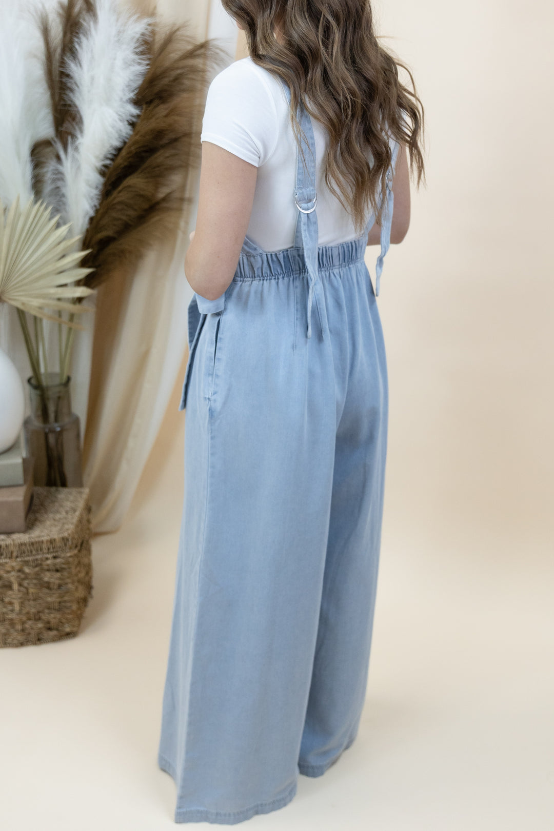 "Best Foot Forward" Jumpsuit (Light Denim)