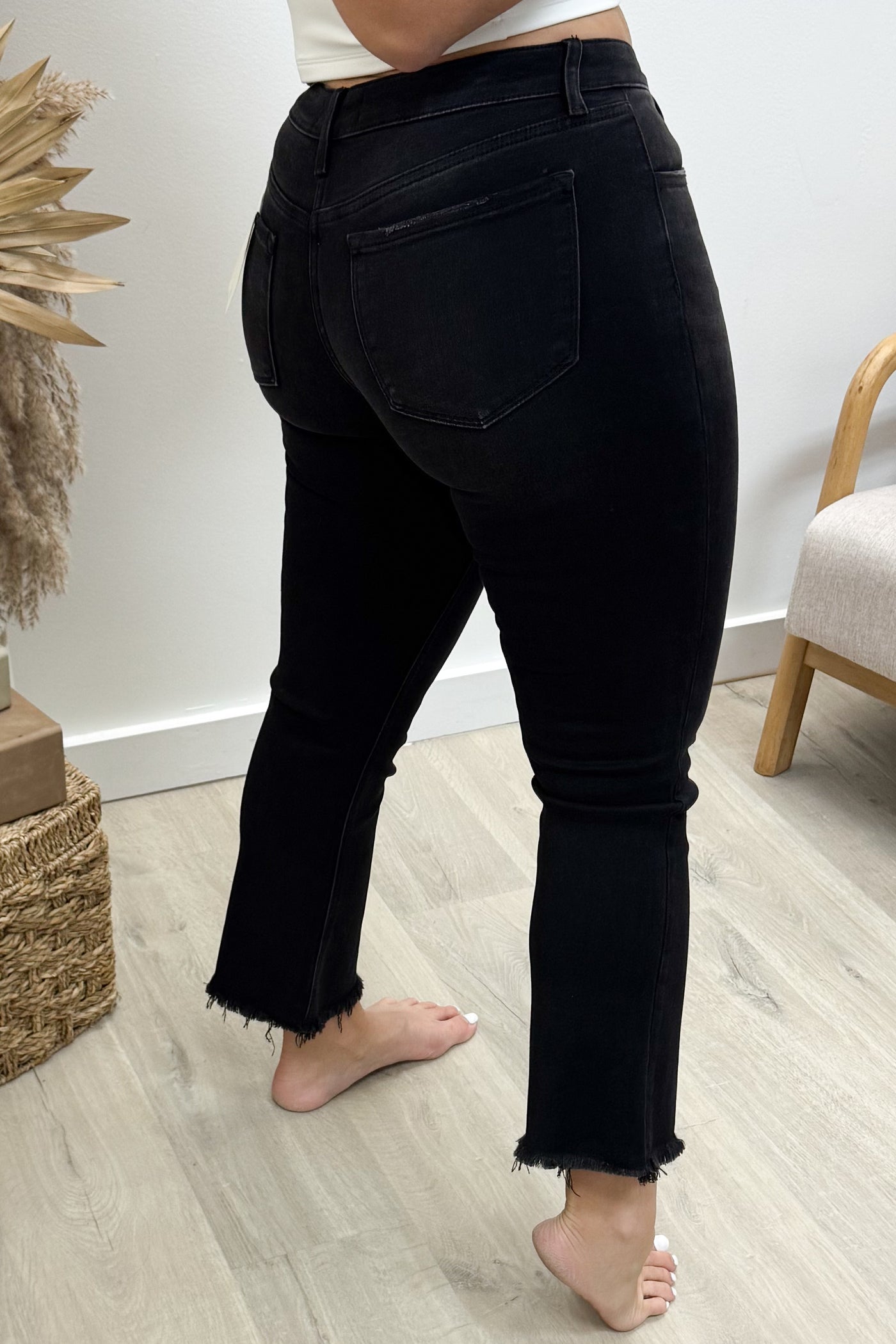 Evelyn Cropped Flare Jeans