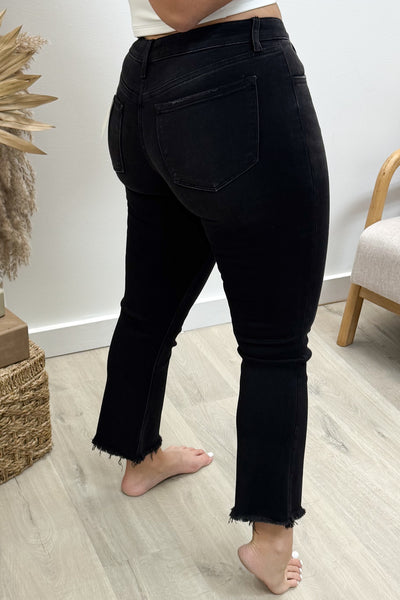 Evelyn Cropped Flare Jeans