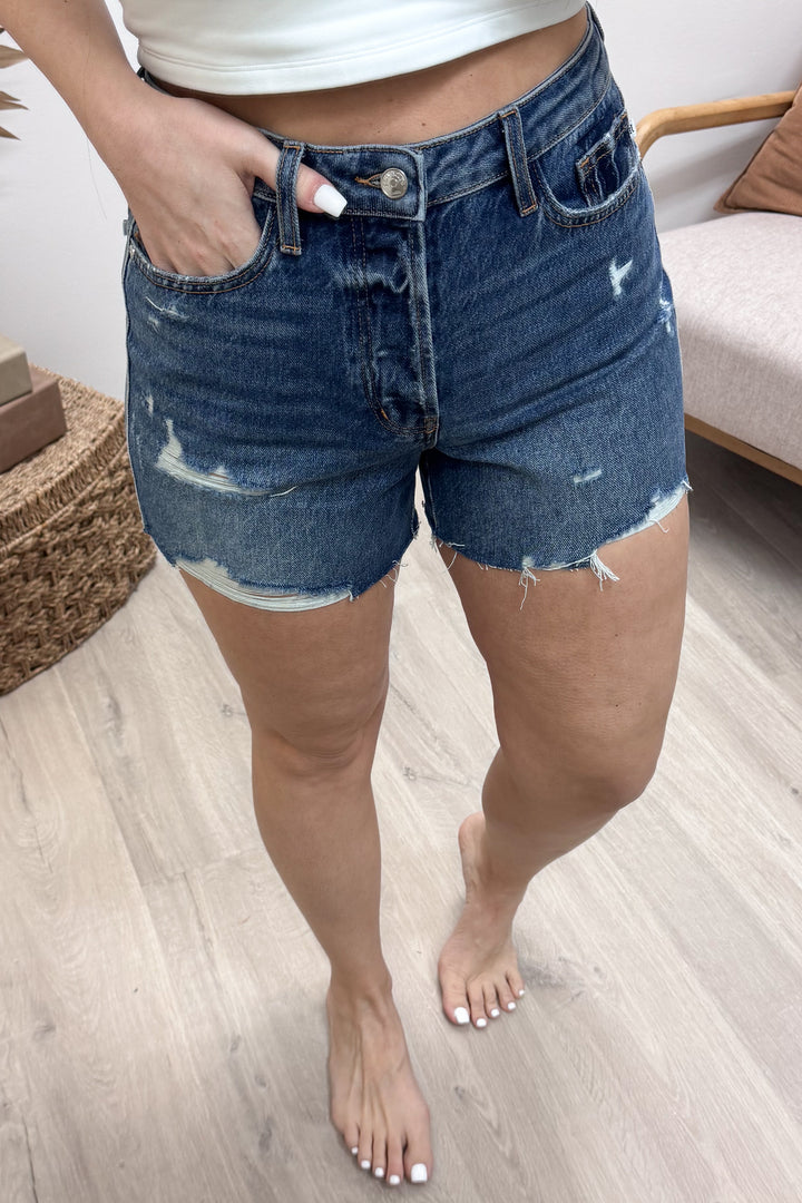 Maribel Denim Shorts (Rigid Magic)