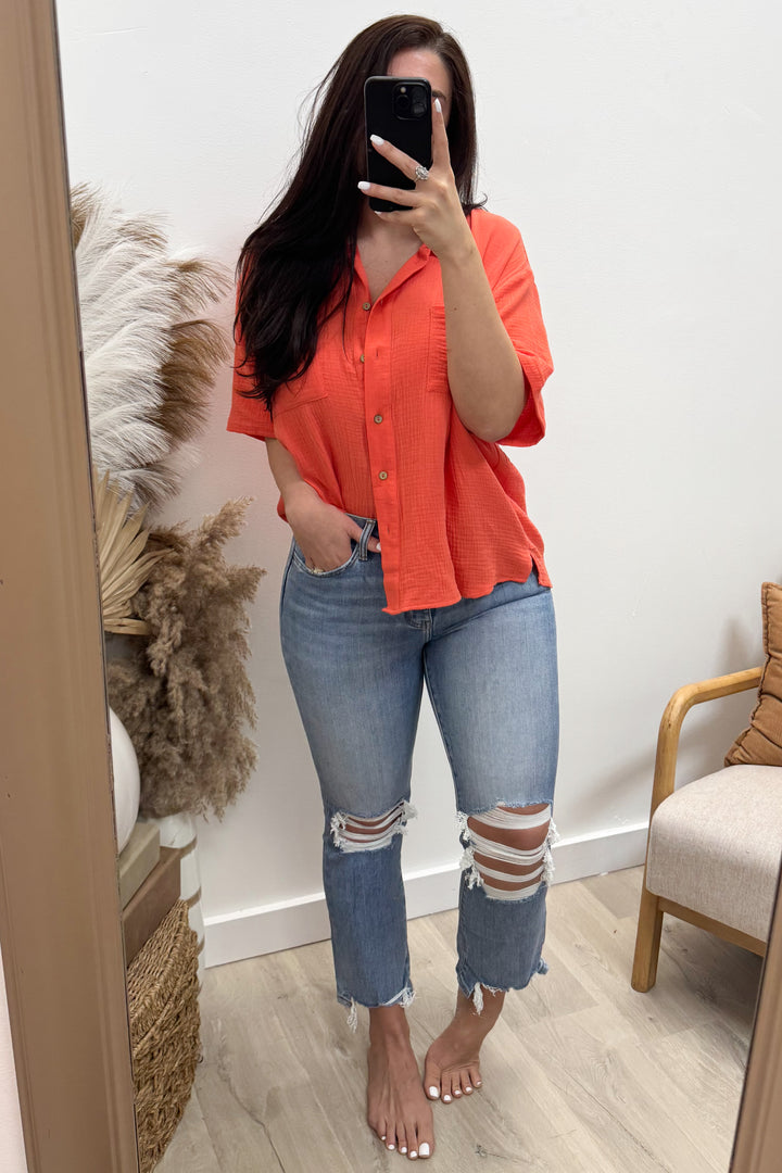 Deseree Cropped Flare Jeans