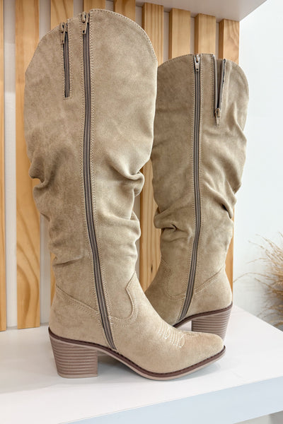 Whitney Tall Boots (Sand)