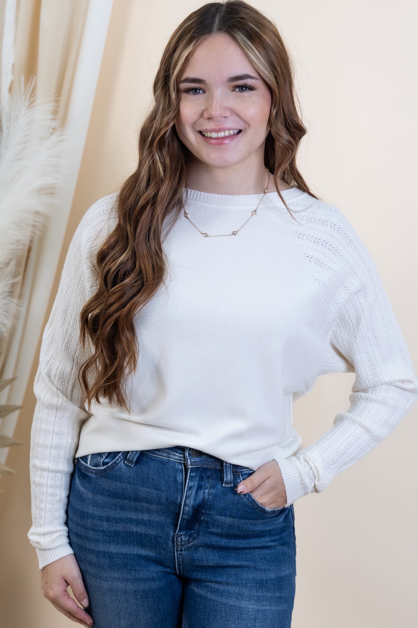 "Cozy Agenda" Sweater (French Vanilla)