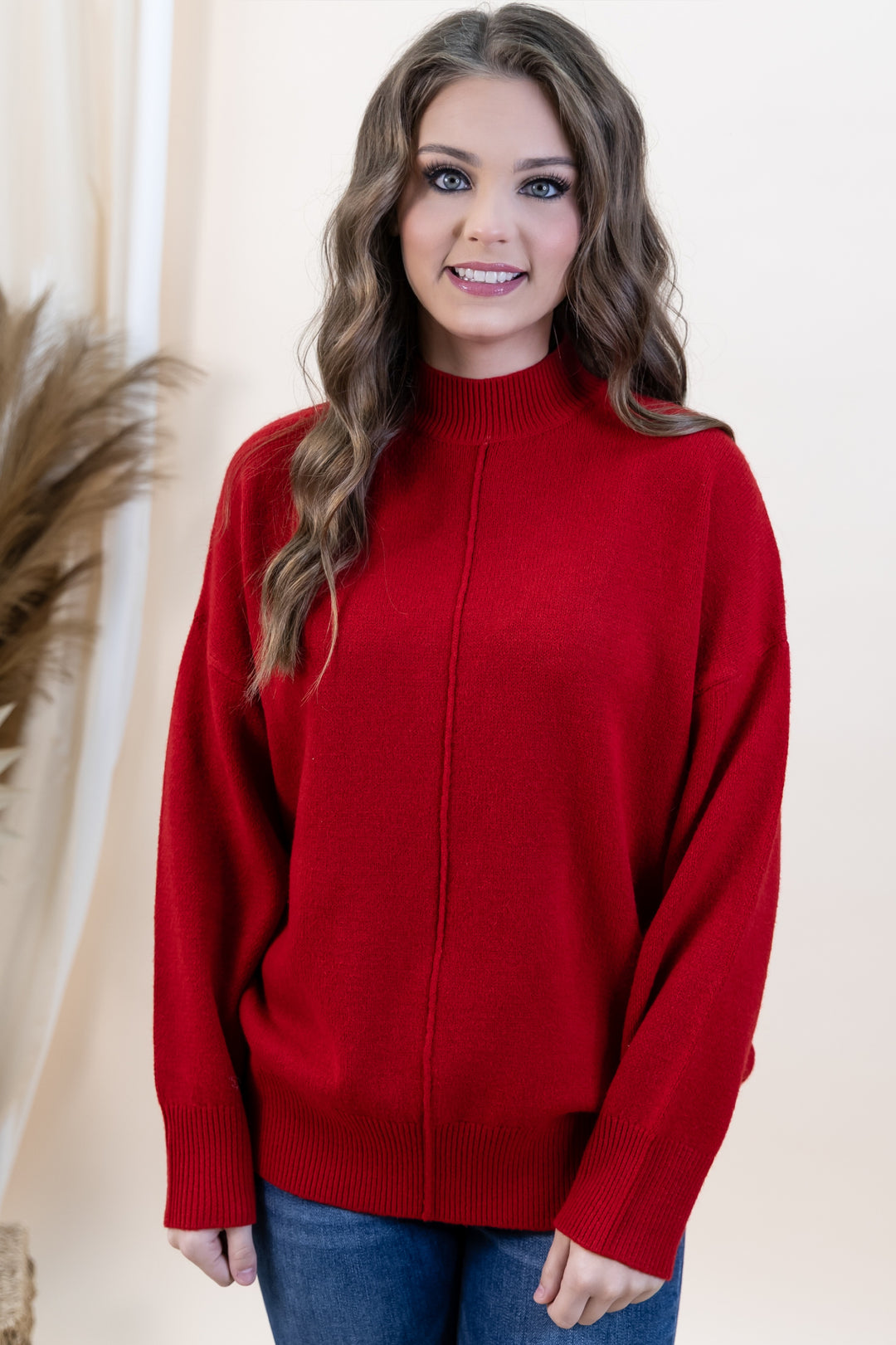 "Warm Embraces" Sweater (Red)