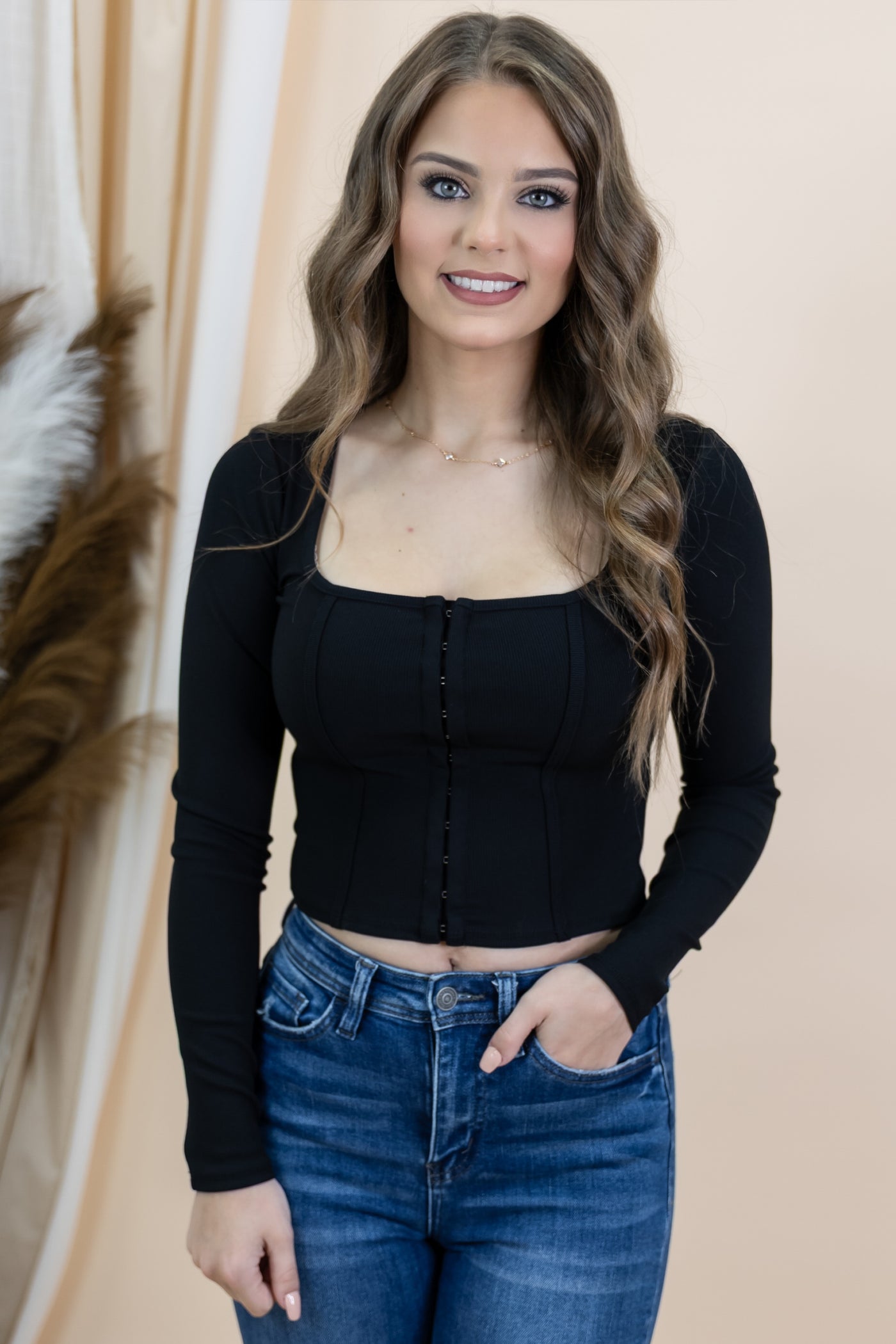 "Keep It Together" Top (Black)