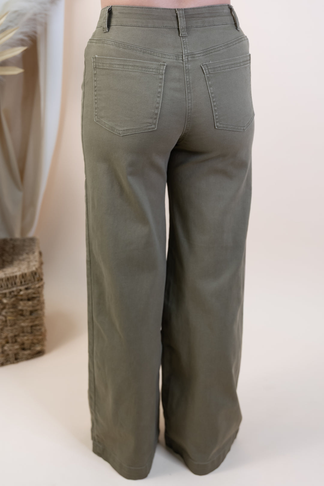 "City Stroll" Pants (Olive)