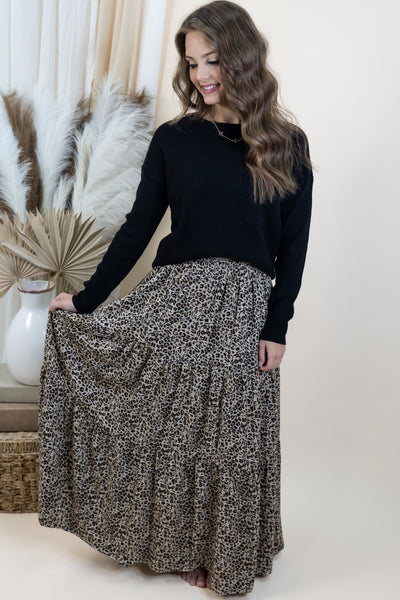 "Natural Instincts" Skirt (Animal)