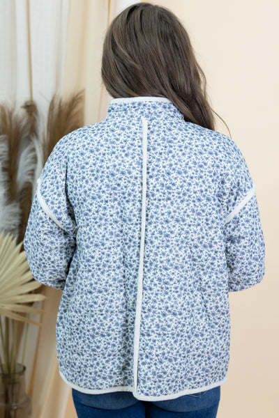 "Homey Feels" Jacket (Navy)