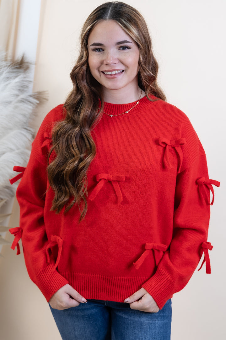 "Good To Go" Sweater (Red)