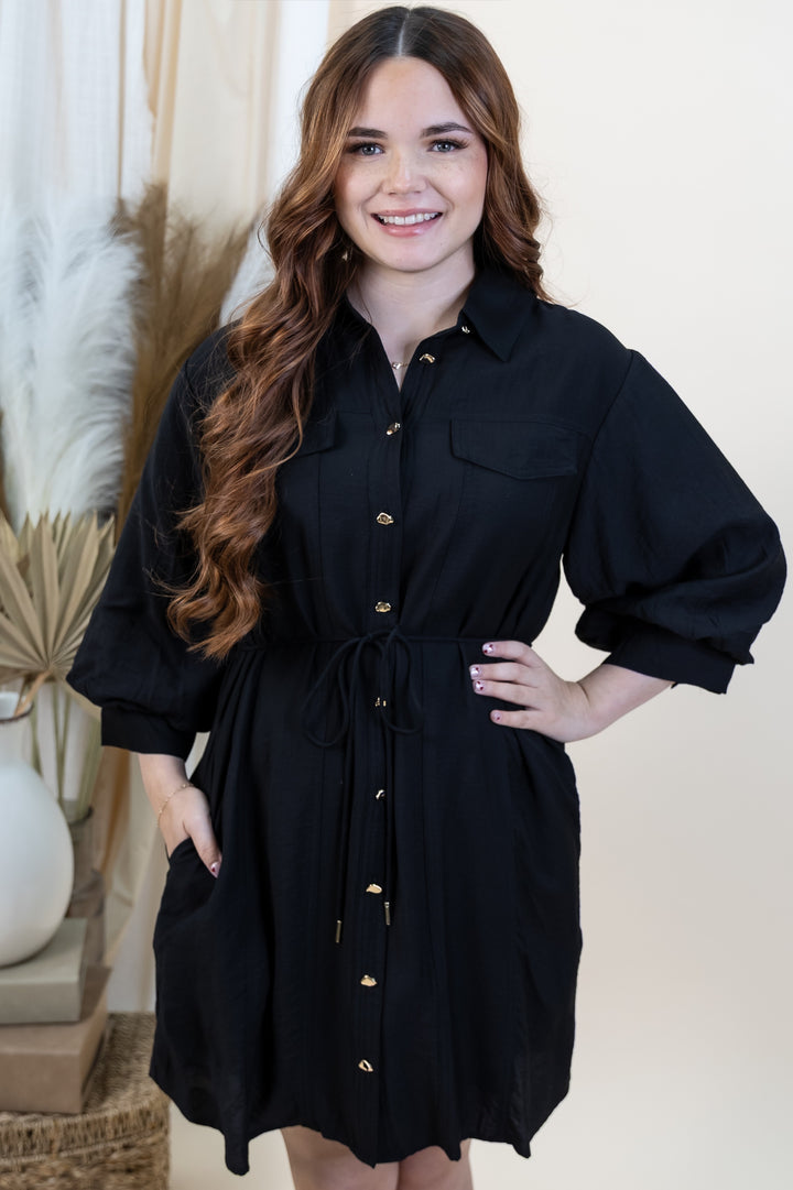 "No Strings Attached" Dress (Black)