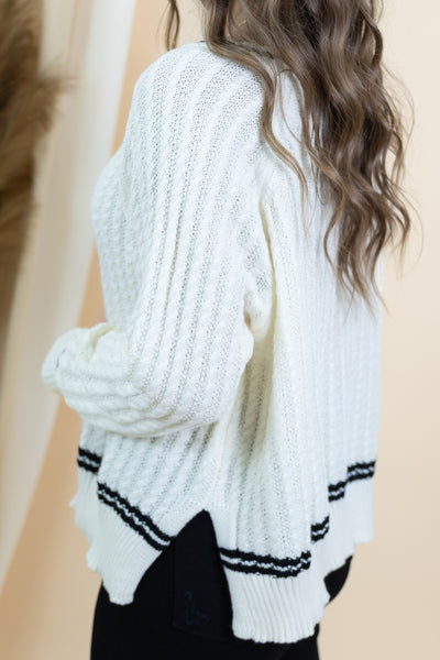 "Sweet & Certain" Sweater (Ivory)