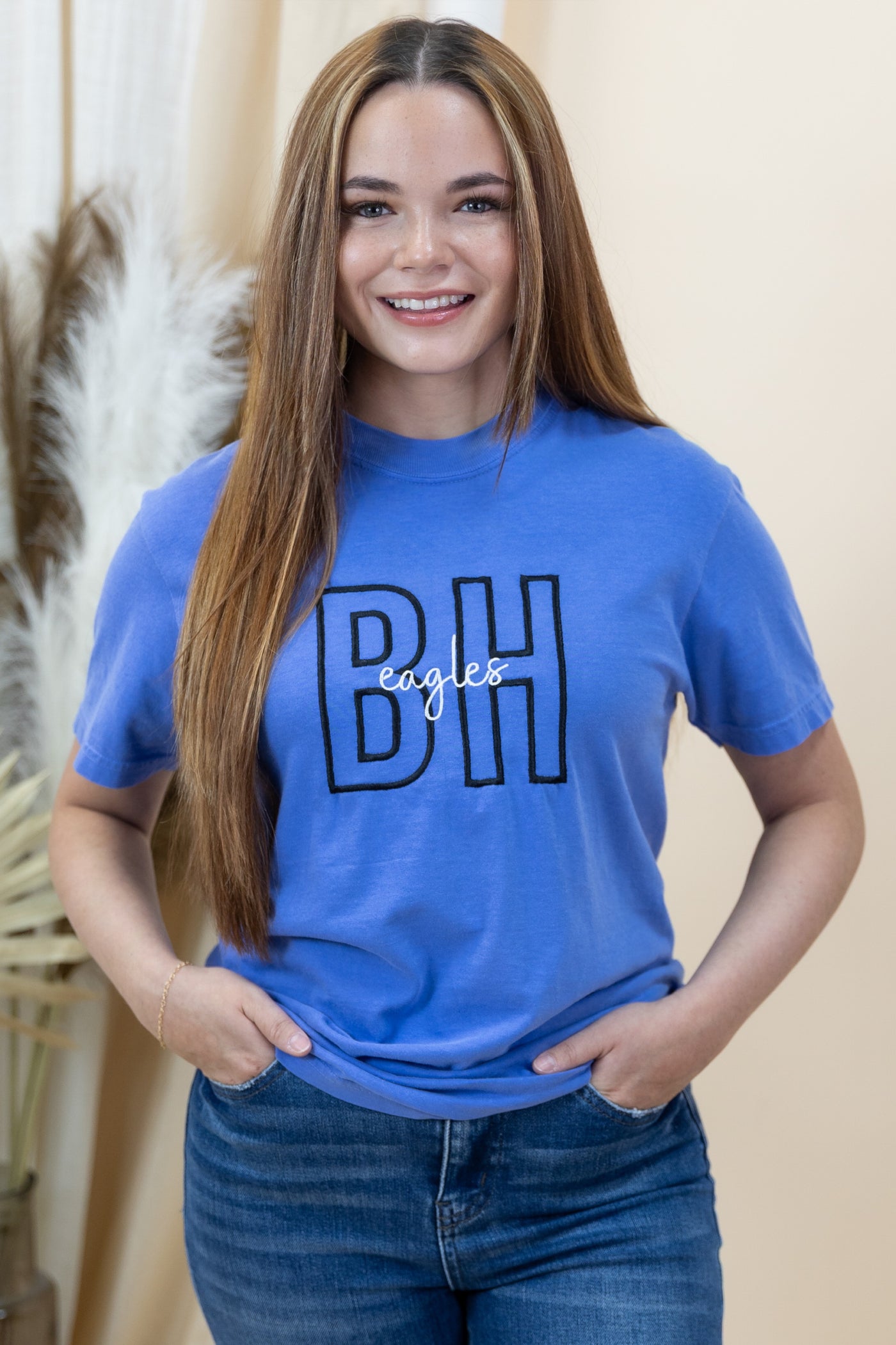 "BH Eagles" T-Shirt (Flo Blue)