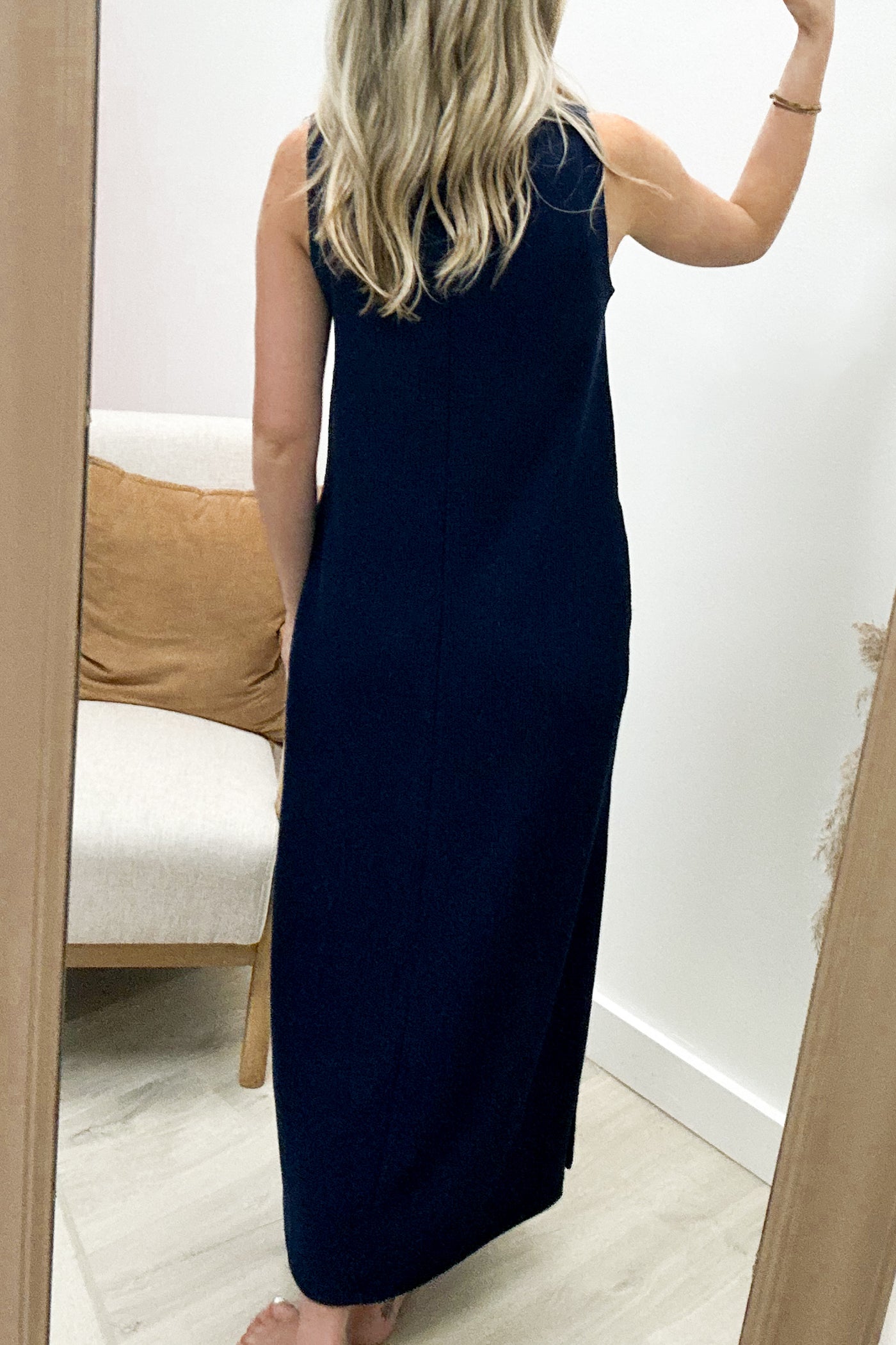 "Soft Spaces" Dress (Navy)