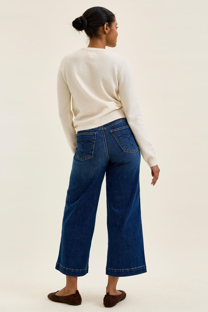 Kaia Ankle Wide Jeans (Tummy Control)