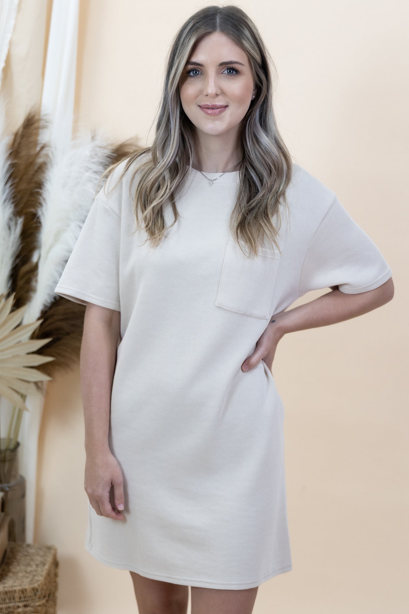 "Glow From Within" Dress (Ecru)