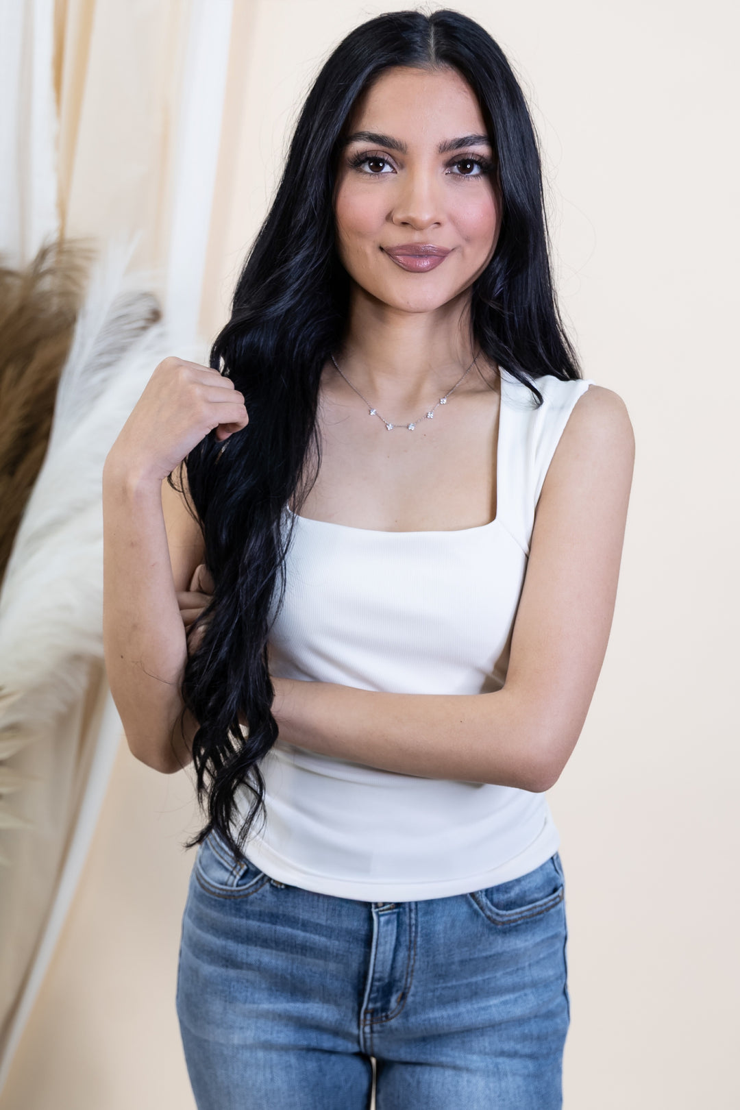 "Effortless Ease" Top (Cream)
