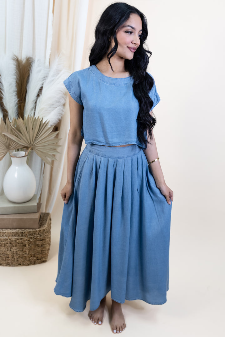 "Weekend Wander" Set (Chambray)