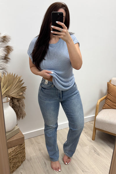 Brittany Straight Leg Jeans (Tummy Control)