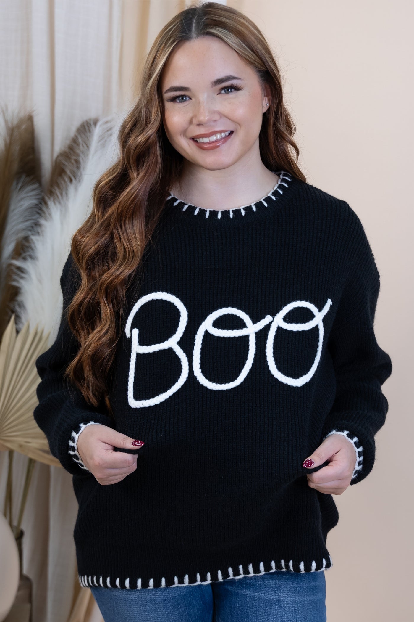 "Boo Babe" Sweater (Black)