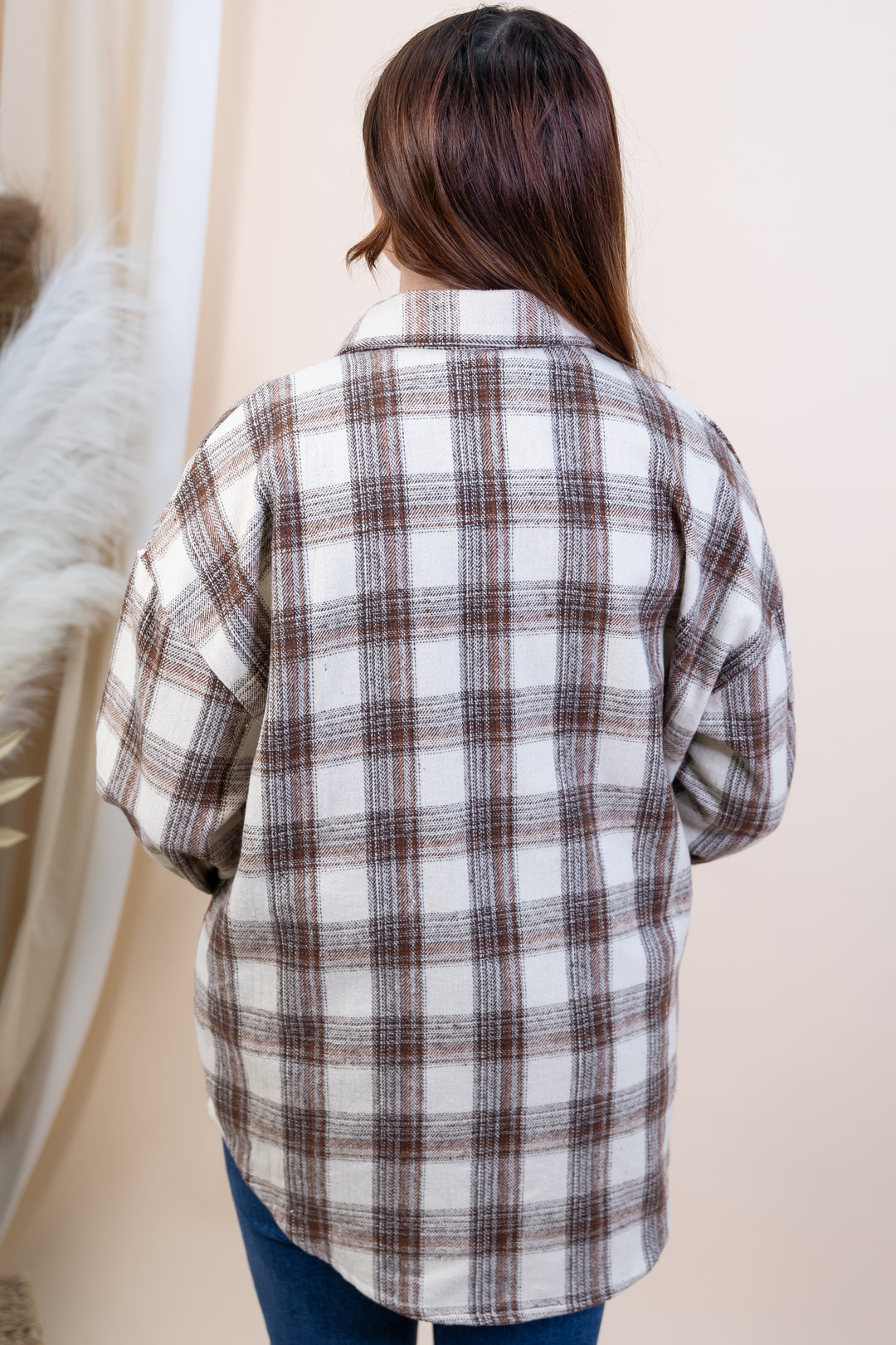 "Laidback Energy" Shacket (Taupe)