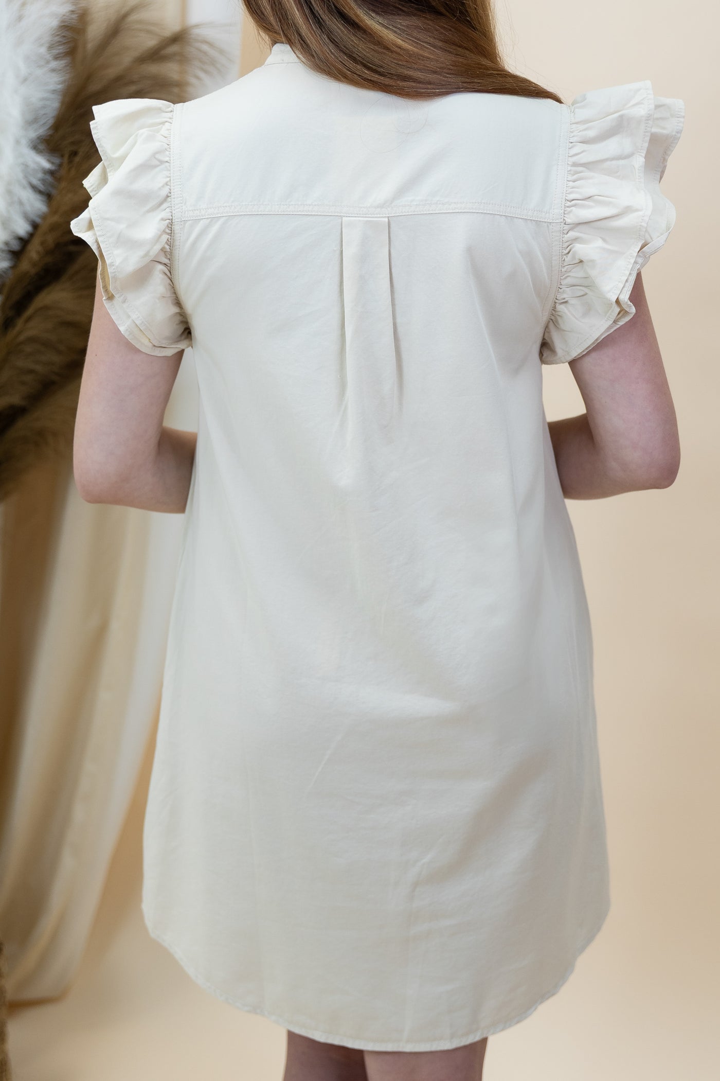 "Sleek Chic" Dress (Bone)
