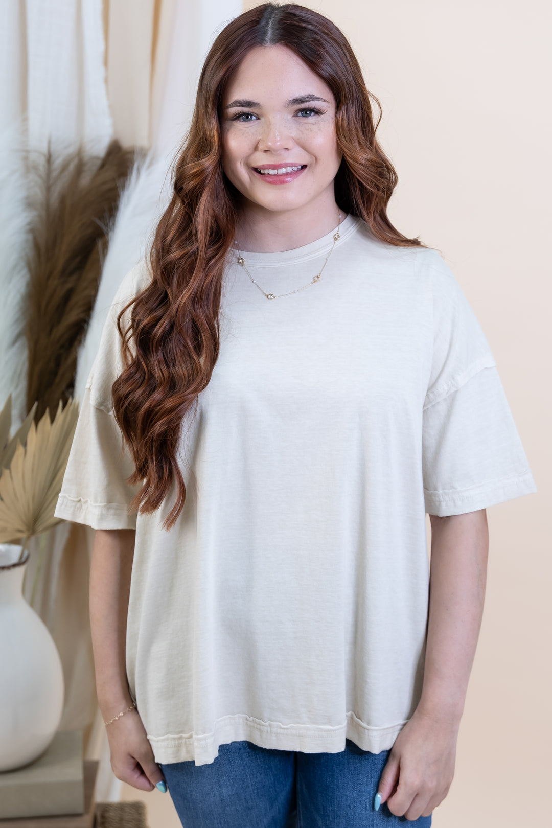 "Seamlessly Soft" Top (Khaki)