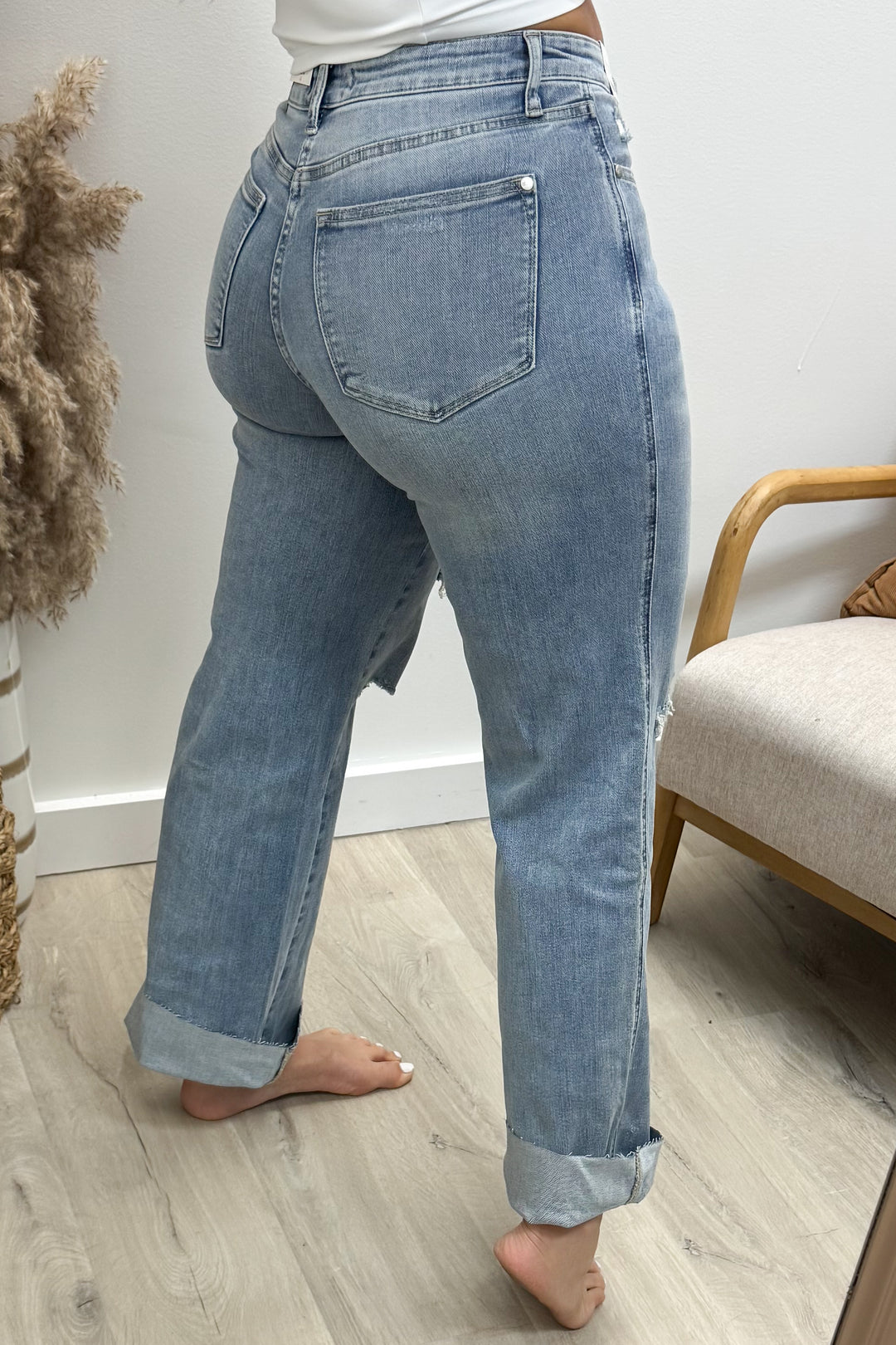 Katrina Wide Leg Jeans (Tummy Control)