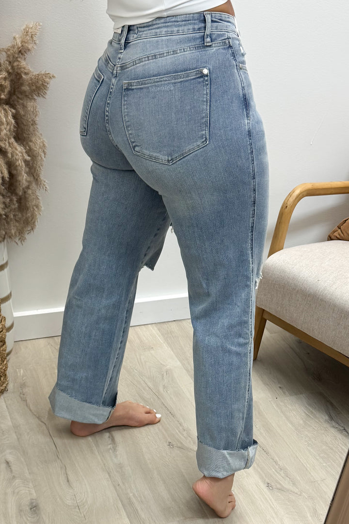 Katrina Wide Leg Jeans (Tummy Control)