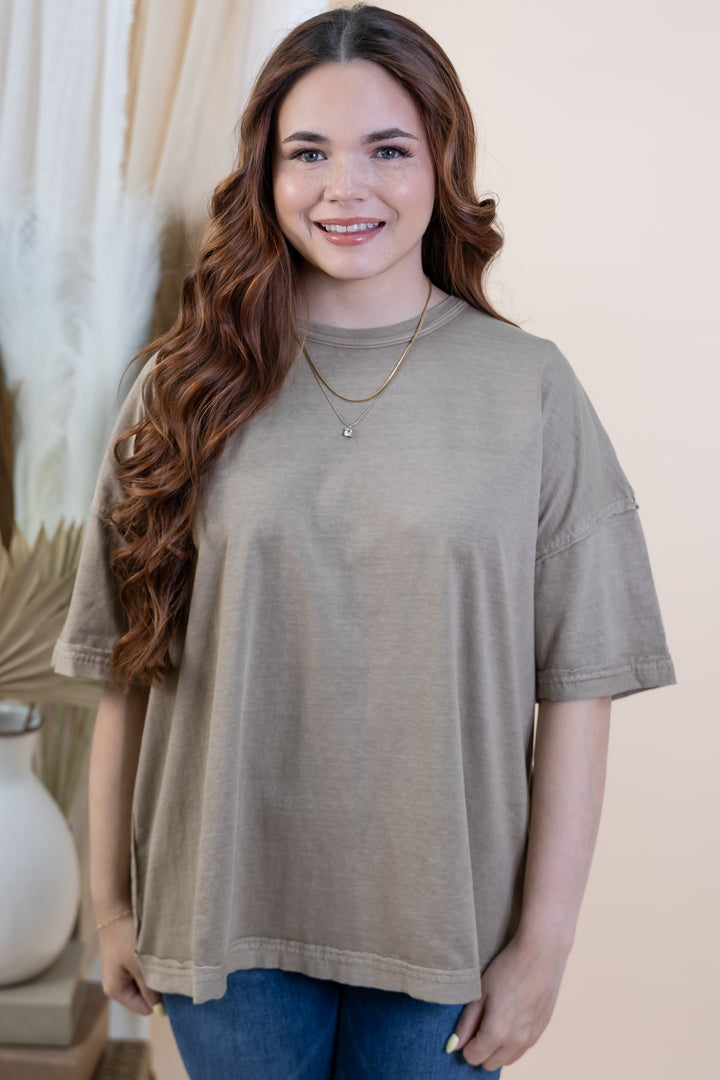 "Seamlessly Soft" Top (Mocha)