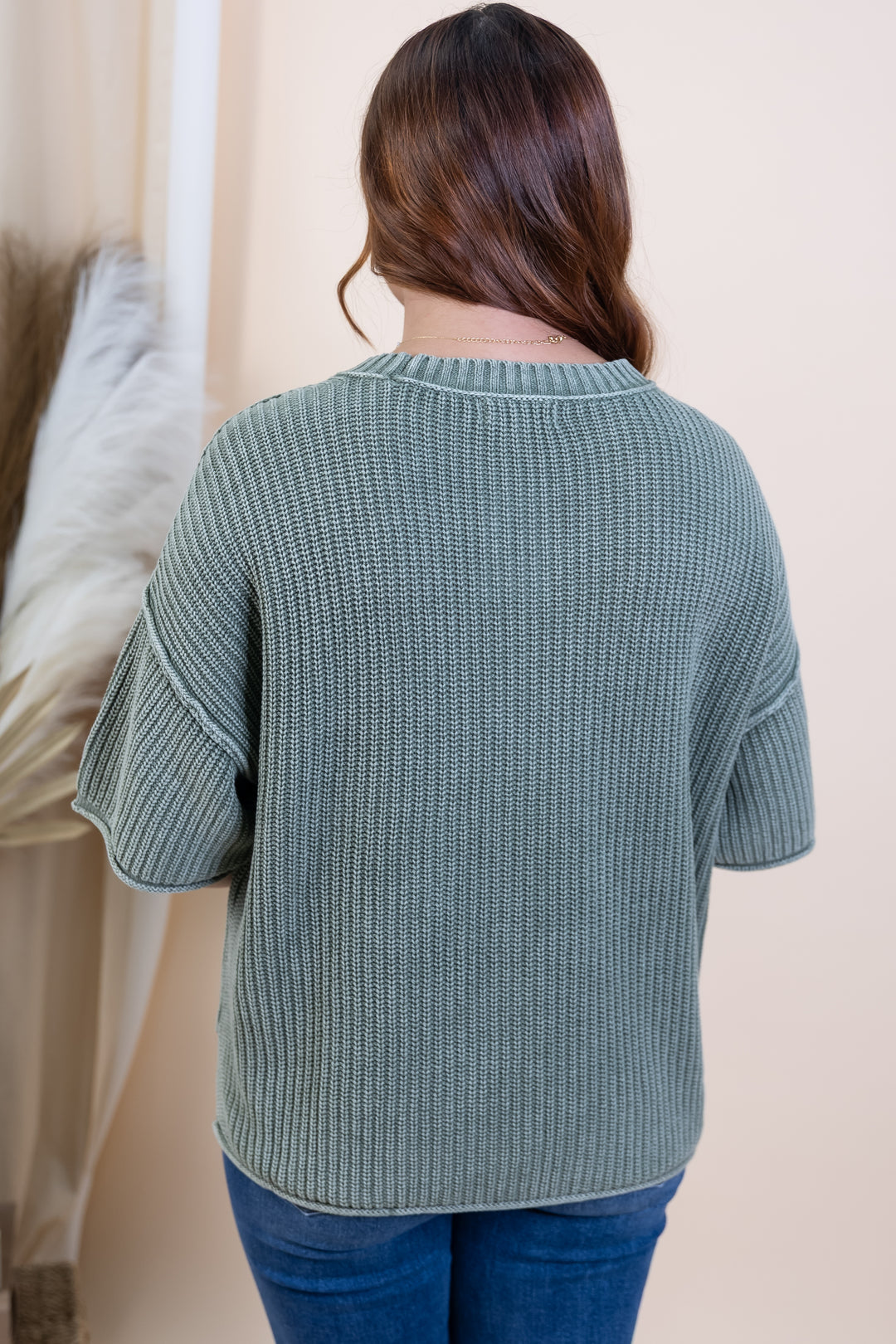 "Weekend Fade" Top (Olive)