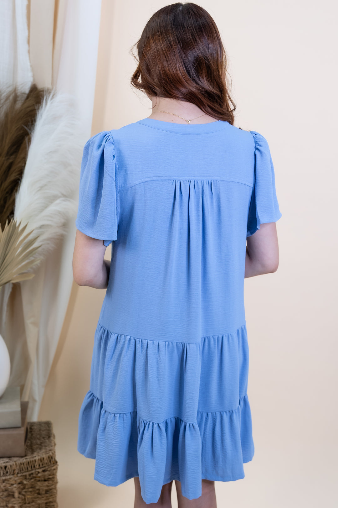 "Sweet Cascade" Dress (Peri Blue)